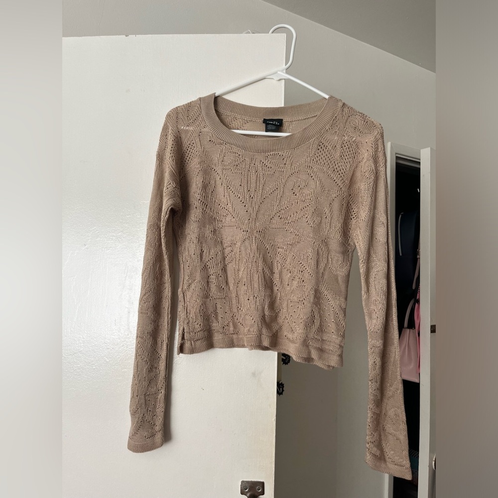 Rue21 knitted long-sleeve top
